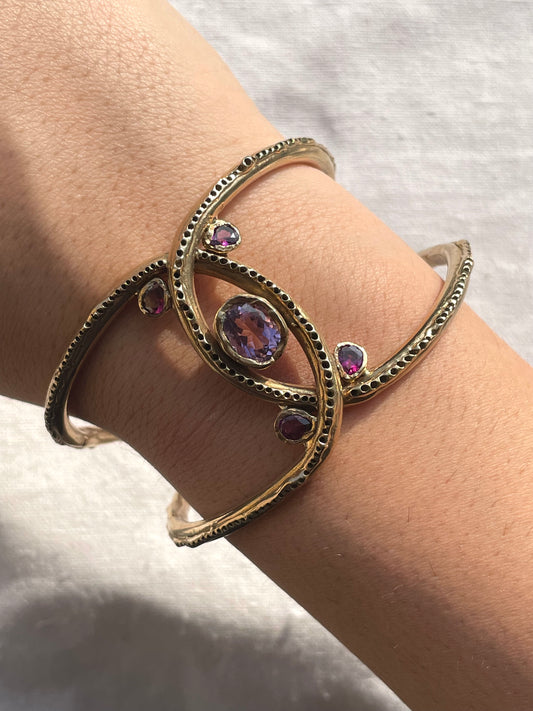 bracciale gioiello unico fatto a mano da aneís jewelry