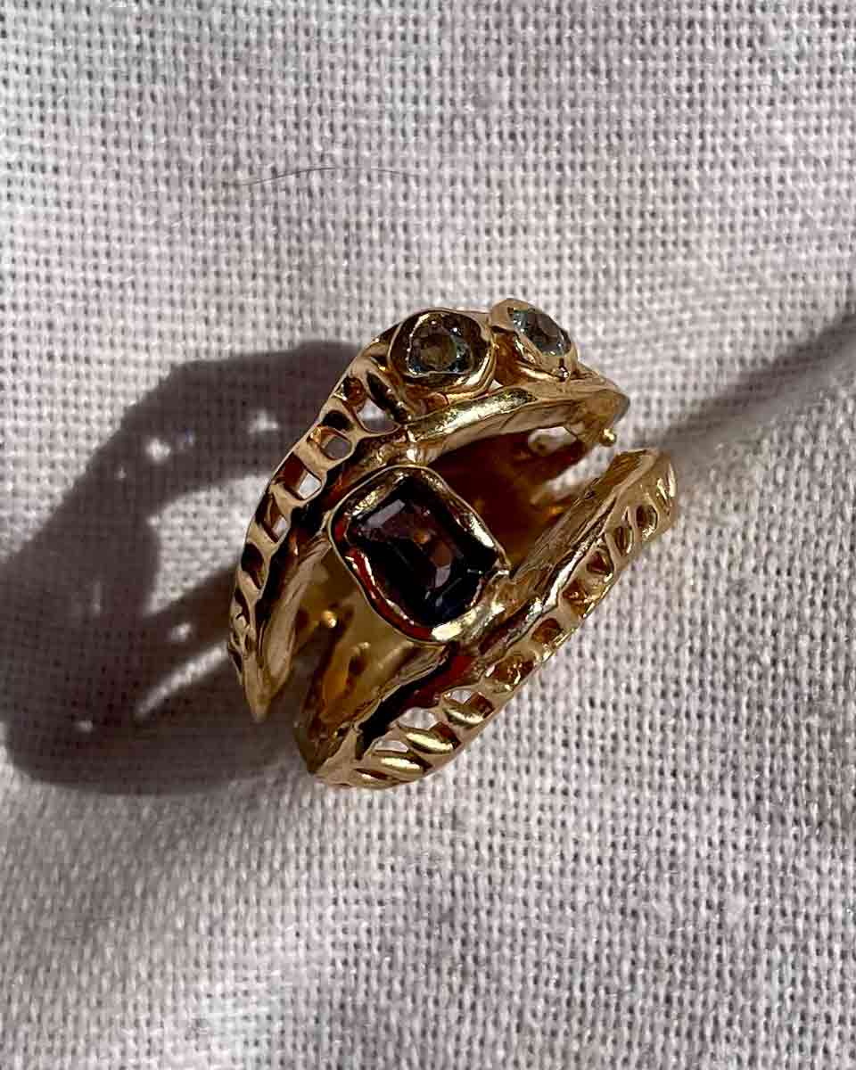 idea regalo anello con pietre semi preziose di aneís jewelry